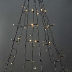 Nedis SmartLife Jouluvalot | Puu | Wi-Fi | Lämmin Valkoinen | 200 LED\'s | 20.0 m | 5 x 4 m | Android™ / IOS