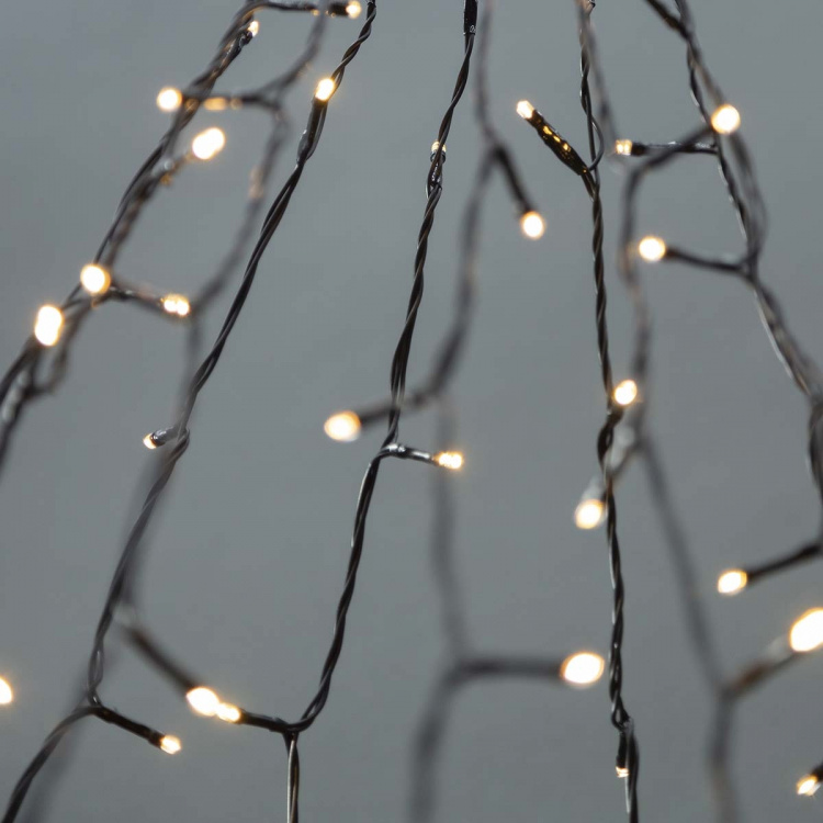 Nedis SmartLife Jouluvalot | Puu | Wi-Fi | Lämmin Valkoinen | 200 LED\'s | 20.0 m | 5 x 4 m | Android™ / IOS