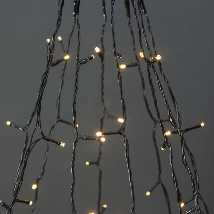 Nedis SmartLife Jouluvalot | Puu | Wi-Fi | Lämpimästä kylmään valkoiseen | 200 LED\'s | 20.0 m | 10 x 2 m | Android™ / IOS