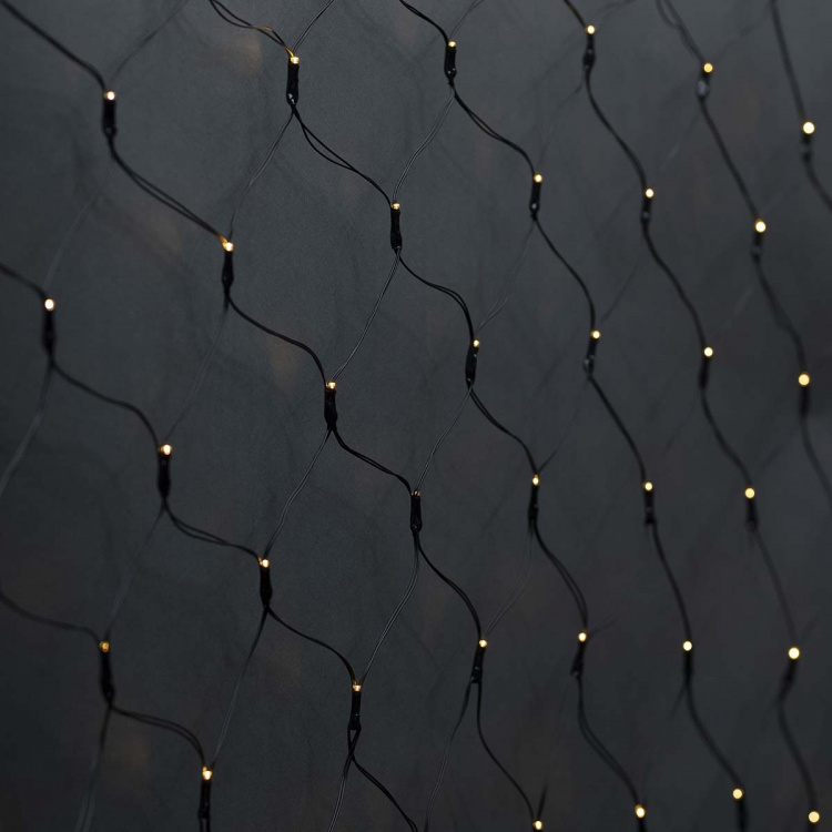 Nedis SmartLife Jouluvalot | Verkko | Wi-Fi | Lämmin Valkoinen | 400 LED\'s | 3.00 m | 3 x 3 m | Android™ / IOS