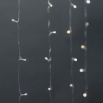 Nedis SmartLife Jouluvalot | Verho | Wi-Fi | Lämpimästä kylmään valkoiseen | 200 LED\'s | 3 m | Android™ / IOS