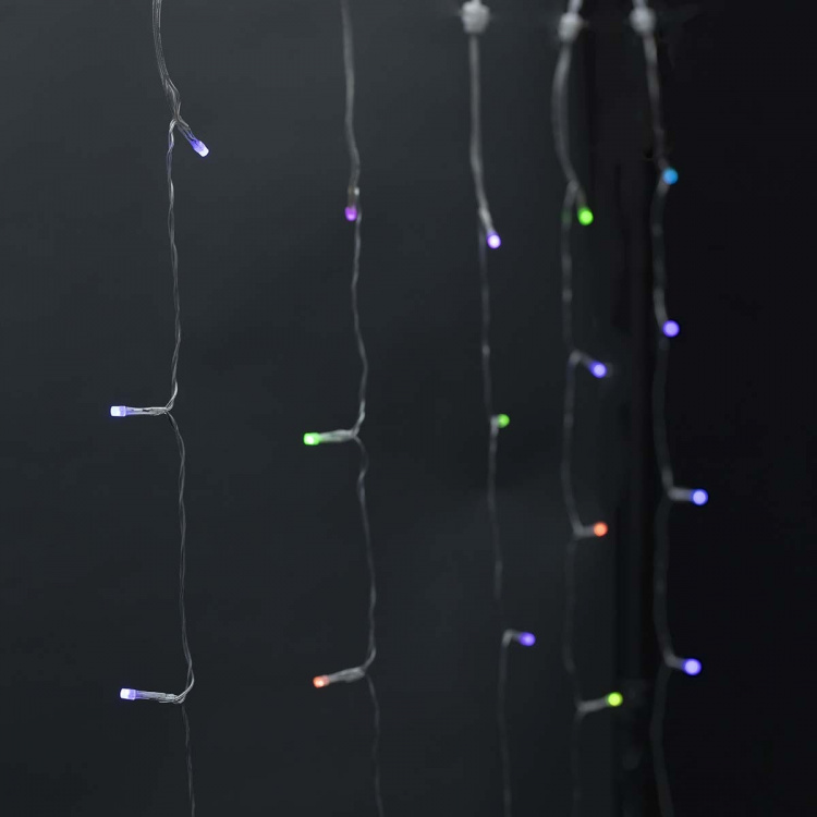 Nedis SmartLife Jouluvalot | Verho | Wi-Fi | RGB | 180 LED\'s | 3 m | Android™ / IOS