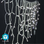 Nedis SmartLife Jouluvalot | Jääpuikko | Wi-Fi | Kylmä Valkoinen | 240 LED\'s | 5.00 m | Android™ / IOS Nedis SmartLife Jouluvalot | Jääpuikko | Wi-Fi | Kylmä Valkoinen | 240 LED\'s | 5.00 m | Android™ / IOS