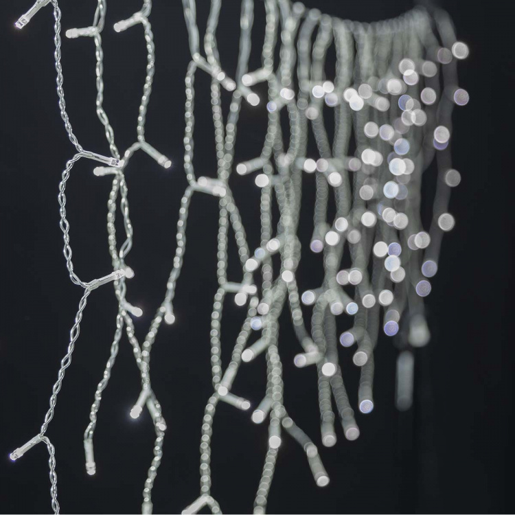 Nedis SmartLife Jouluvalot | Jääpuikko | Wi-Fi | Kylmä Valkoinen | 400 LED\'s | 8.00 m | Android™ / IOS