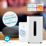 Nedis SmartLife-Ilmankuivain | Wi-Fi | 20 l/Päivä | Kosteudenpoisto / Jatkuva / Kuivaa pyykkiä / Ilmanvaihto | Android™ / IOS | Säädettävä hygrostaatti | 195 m³/h
