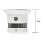 Nedis SmartLife Palovaroitin | Zigbee 3.0 | Paristokäyttöinen | Anturin käyttöikä: 10 Vuotta | EN 14604 | Maks. akunkesto: 60 Kuukautta | 85 dB | Valkoinen | 1 kpl