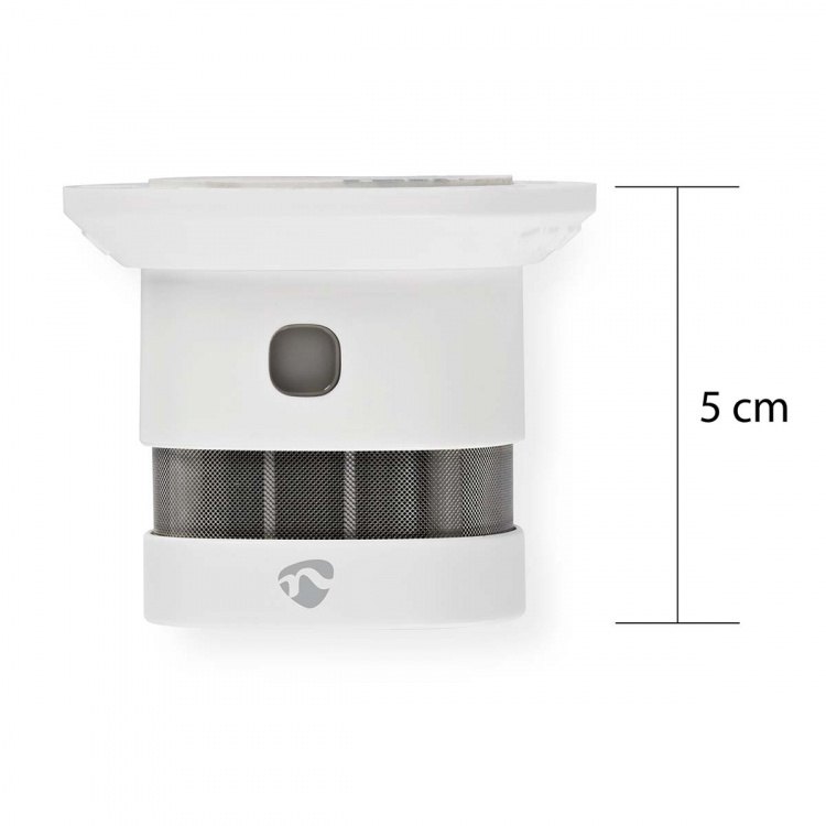 Nedis SmartLife Palovaroitin | Zigbee 3.0 | Paristokäyttöinen | Anturin käyttöikä: 10 Vuotta | EN 14604 | Maks. akunkesto: 60 Kuukautta | 85 dB | Valkoinen | 1 kpl