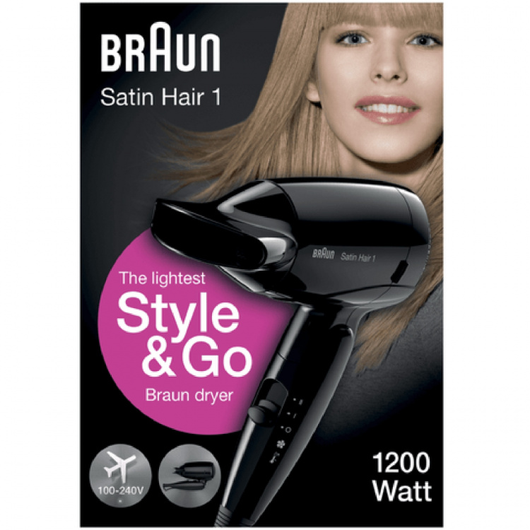 Braun Hårfön Satin Hair 1 HD130 Braun Hårfön Satin Hair 1 HD130