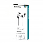 Champion Ladd&Synk kabel USB 3-in-1 1,5 Champion Ladd&Synk kabel USB 3-in-1 1,5