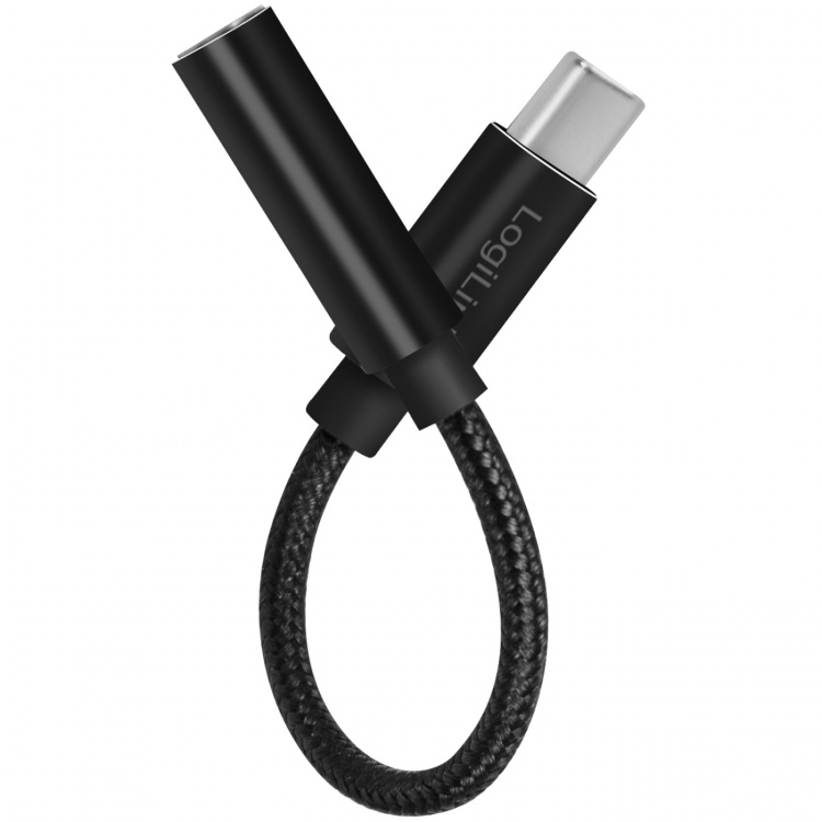 LogiLink USB-C 3,5mm-ljudadapter m DAC