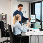 Hama Monitor Holder Performer Single Black Hama Monitor Holder Performer Single Black