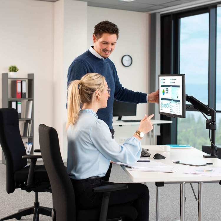 Hama Monitor Holder Performer Single Black Hama Monitor Holder Performer Single Black