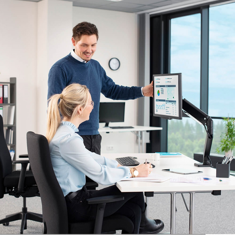 Hama Monitor Holder Performer Single Dynamic Black Hama Monitor Holder Performer Single Dynamic Black