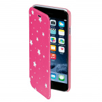 Hama Plånboksväska DesignLine iPhone6/6S Star Glow Rosa