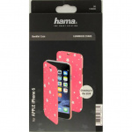 Hama Plånboksväska DesignLine iPhone6/6S Star Glow Rosa