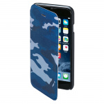 Hama Plånboksväska DesignLine iPhone6/6S Camo Blå