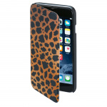 Hama Plånboksväska DesignLine iPhone6/6S Leopard Brun
