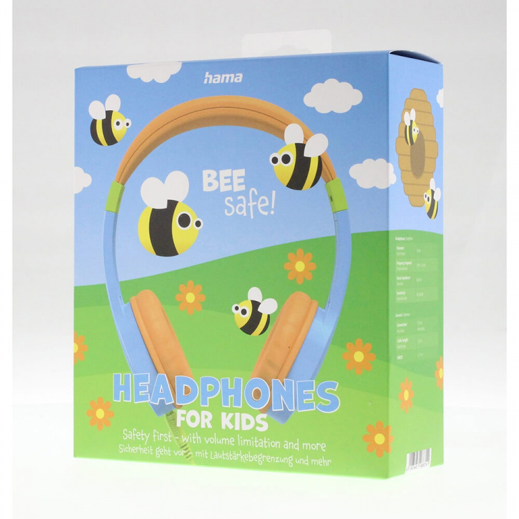 Hama Headphone Teens Guard On-Ear Wired 85dB Blue Hama Headphone Teens Guard On-Ear Wired 85dB Blue