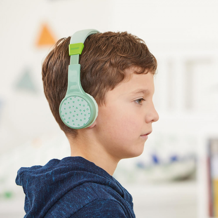 Hama Headphone Teens Guard On-Ear Wireless 85dB Green