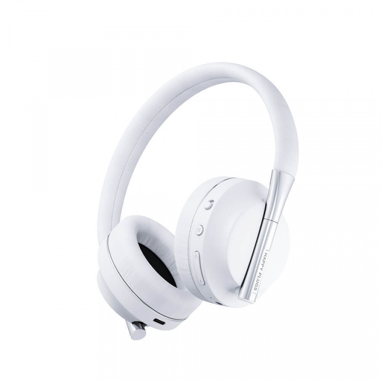 Happy Plugs Play Headphone Over-Ear 85dB Wireless White Happy Plugs Play Headphone Over-Ear 85dB Wireless White