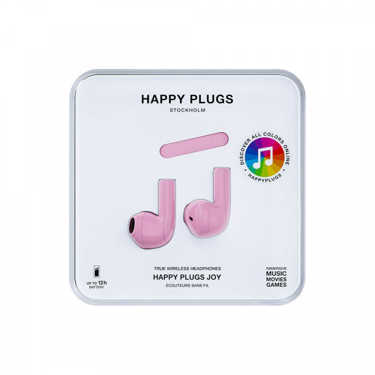 Happy Plugs Kuuloke Joy In-Ear TWS Pinkki