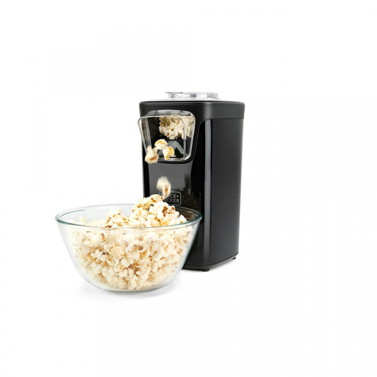 BLACK+DECKER Pop Corn Maker Black BLACK+DECKER Pop Corn Maker Black
