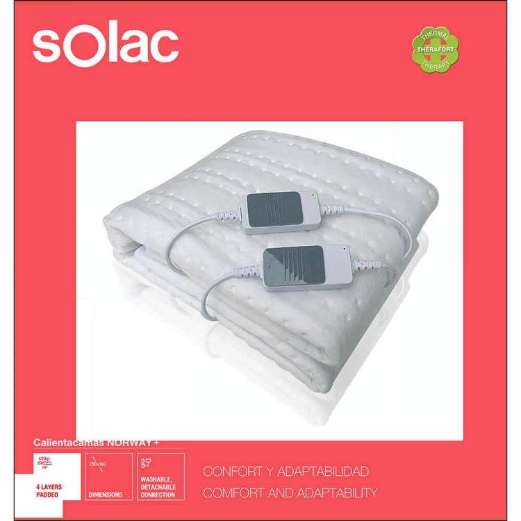 SOLAC Heated Mattress Norway+ 120W SOLAC Heated Mattress Norway+ 120W