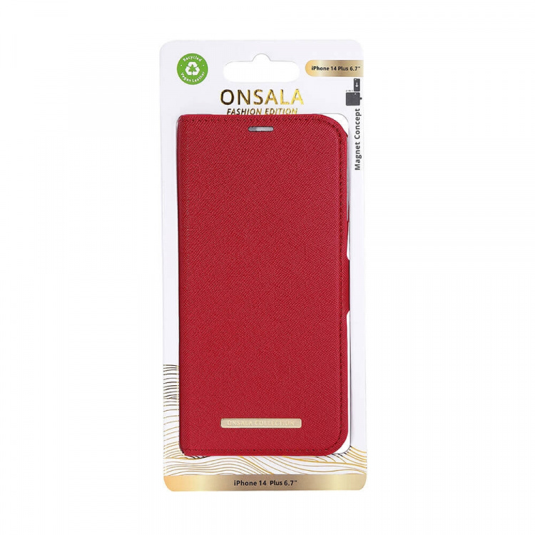 Onsala COLLECTION Eco Wallet 2 card iPhone 14 Plus 6,7