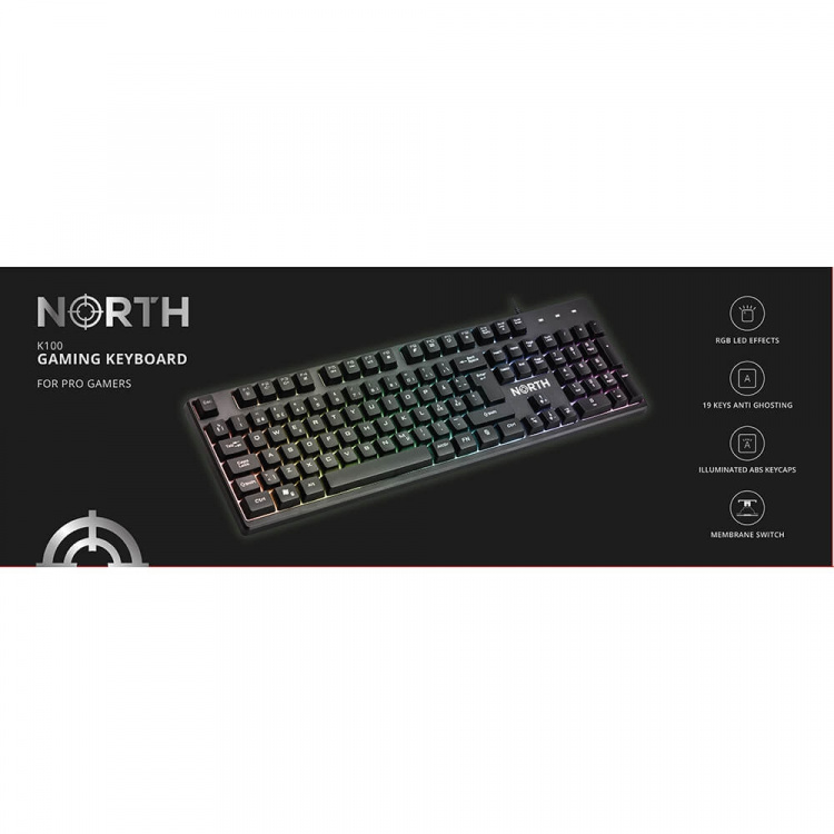 NORTH Gaming Keyboard K100 RGB NORTH Gaming Keyboard K100 RGB
