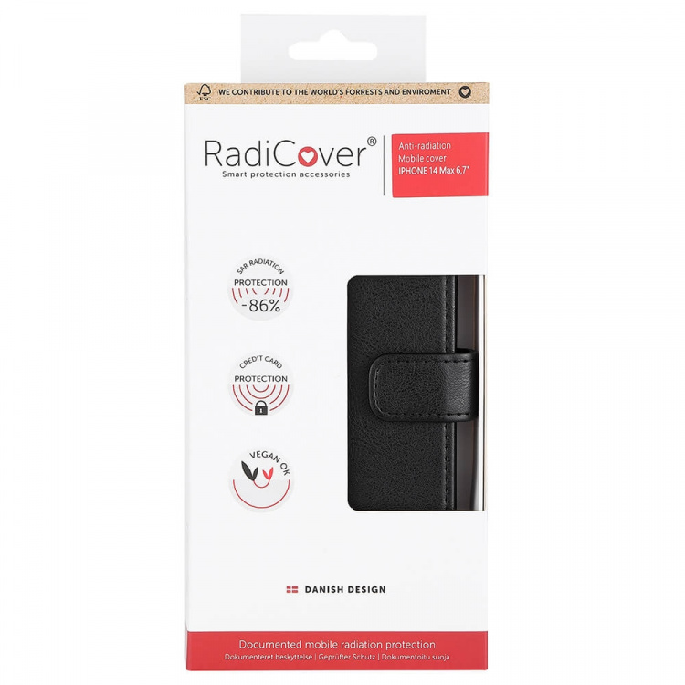 RADICOVER Flipcover 3 card Anti Radiation iPhone 14 Plus 6,7 RADICOVER Flipcover 3 card Anti Radiation iPhone 14 Plus 6,7