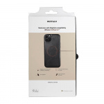 Buffalo Backcover Leather MagSeries iPhone 14 Plus Black