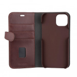Buffalo 2in1 Wallet Leather 3 card iPhone 13/14/15 Brown