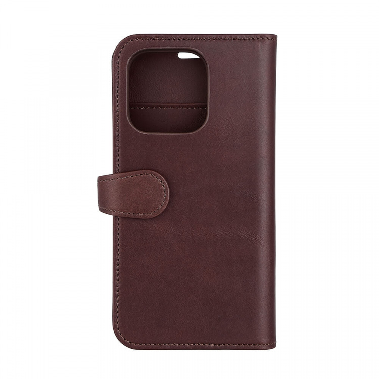 Buffalo 2in1 Wallet Leather 3 card iPhone 14 Pro Brown
