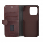 Buffalo 2in1 Wallet Leather 3 card iPhone 14 Pro Brown