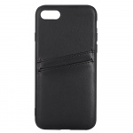 Buffalo Back cover PU 2 card iPhone 7 / 8 / SE Black Buffalo Back cover PU 2 card iPhone 7 / 8 / SE Black