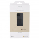 Buffalo Back cover PU 2 card iPhone 12/12 Pro Black Buffalo Back cover PU 2 card iPhone 12/12 Pro Black