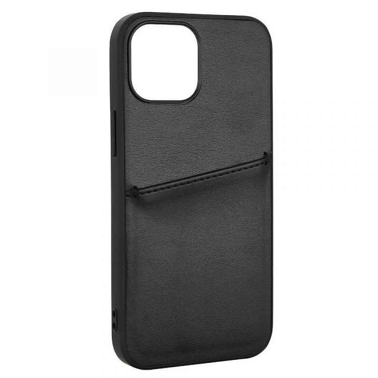 Buffalo Back cover PU 2 card iPhone 13 Mini Black Buffalo Back cover PU 2 card iPhone 13 Mini Black