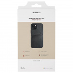 Buffalo Back cover PU 2 card iPhone 13 Mini Black Buffalo Back cover PU 2 card iPhone 13 Mini Black