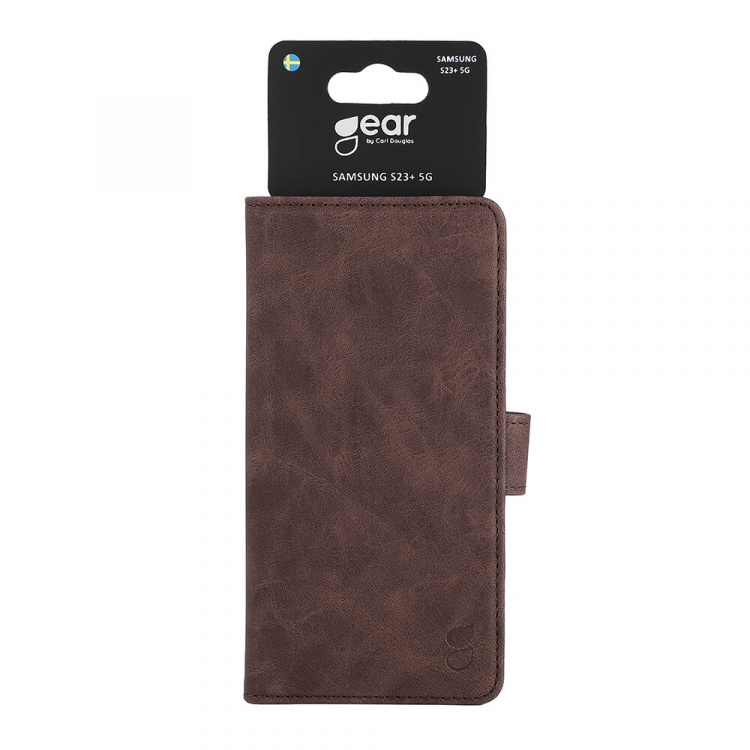 Gear Classic Wallet 3 card Samsung S23+ 5G Brown