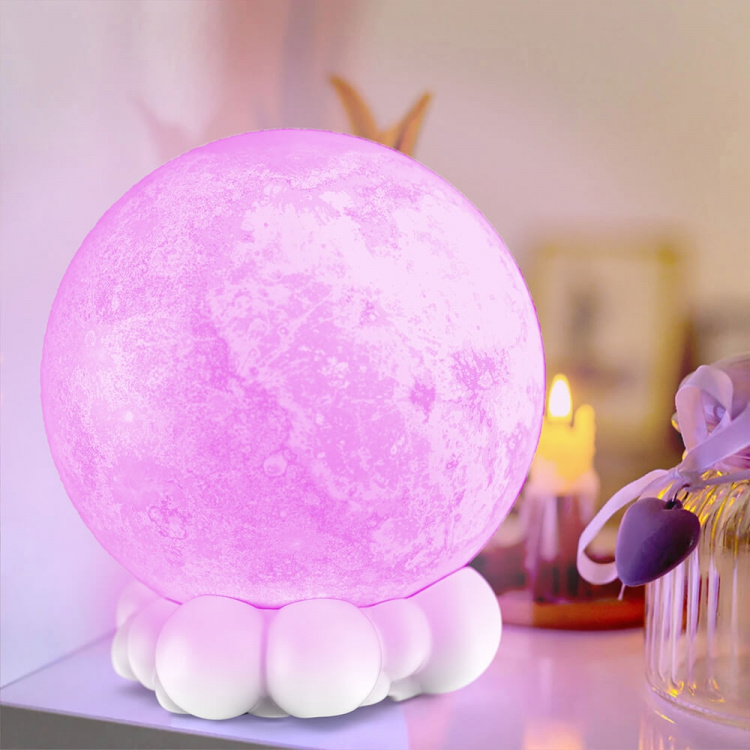 Mobility On Board Kaijutin Moon Globe Moniväri Valaistuksella Mobility On Board Kaijutin Moon Globe Moniväri Valaistuksella