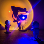 Mobility On Board Astro Projektorivalo Oranssi Auringonlasku