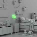 Mobility On Board Yövalo Seinälle Wild Rhino Moniväri Mobility On Board Yövalo Seinälle Wild Rhino Moniväri