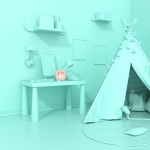 Mobility On Board Herätyskello Valolla Billy Pinkki