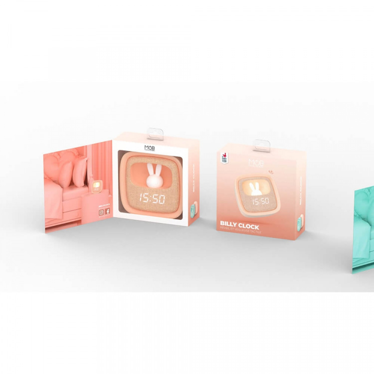 Mobility On Board Herätyskello Valolla Billy Pinkki