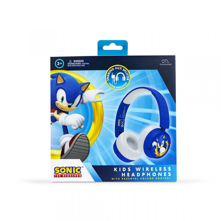 SONIC BOOM SONIC Headphone On-Ear Junior Wireless 85dB/95dB Sharing Aux