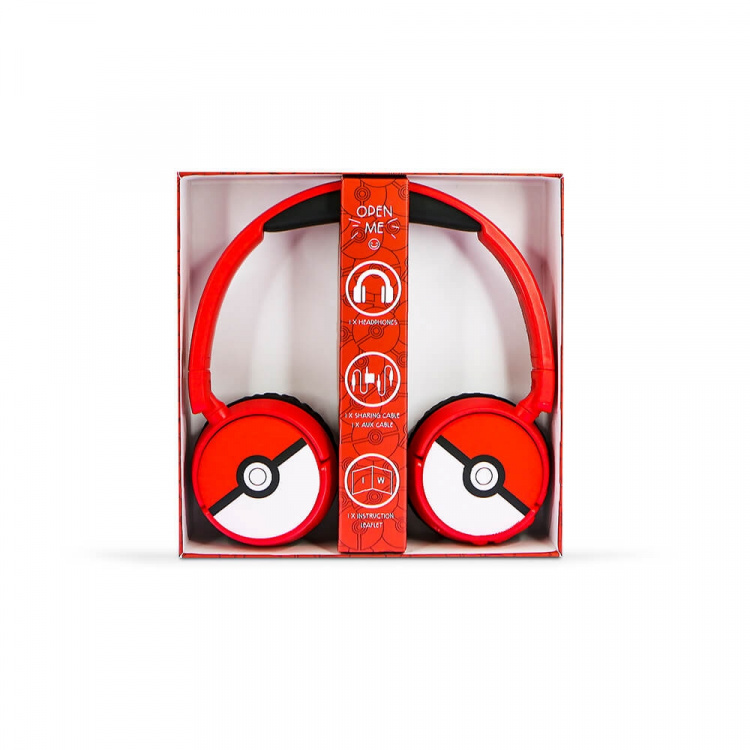 POKEMON Headphone On-Ear Junior Wireless 85dB/95dB Sharing Aux