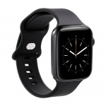 Gear Watchband Silicone BLACK Apple Watch 42/44/45 Gear Watchband Silicone BLACK Apple Watch 42/44/45