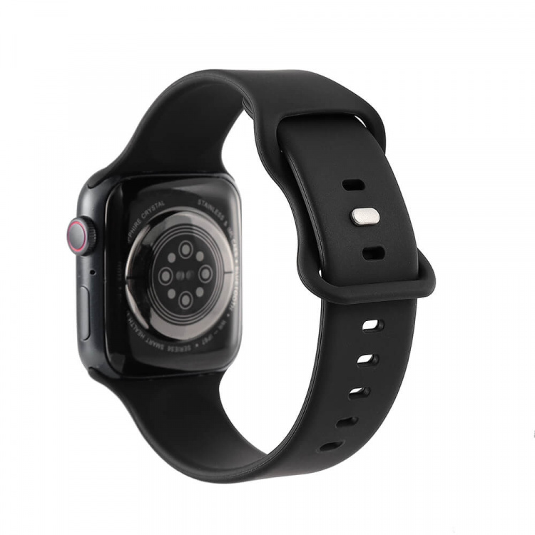 Gear Watchband Silicone BLACK Apple Watch 42/44/45 Gear Watchband Silicone BLACK Apple Watch 42/44/45