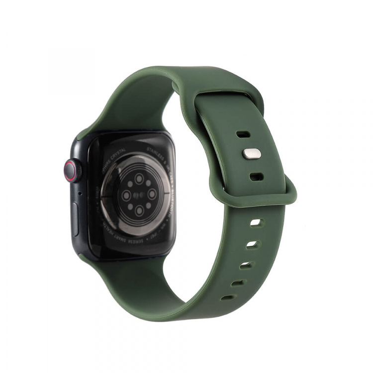 GEAR Watchband Silicone OLIVE GREEN Apple Watch 38/40/41