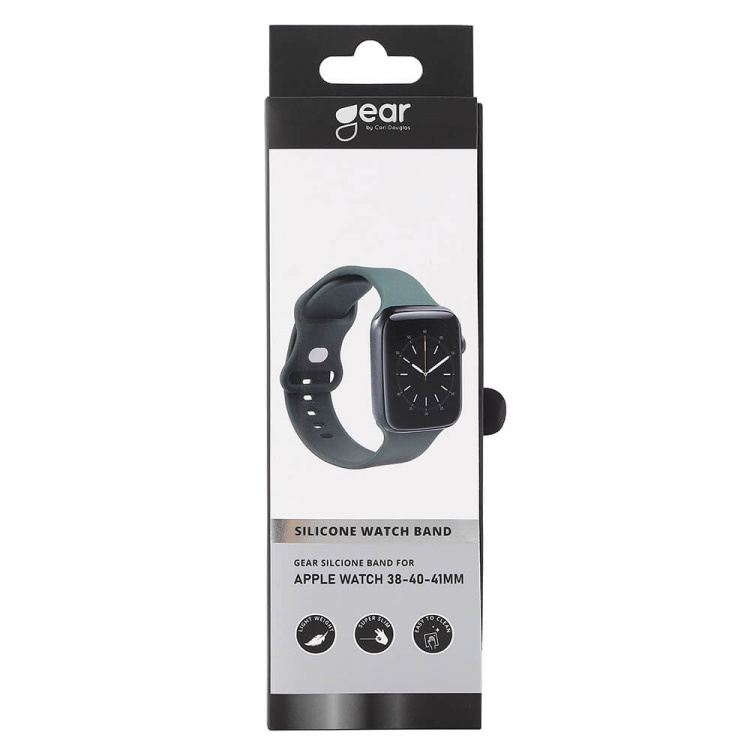 GEAR Watchband Silicone OLIVE GREEN Apple Watch 38/40/41